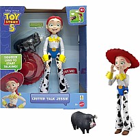 Disney Pixar Disney and Pixar Toy Story 5 Critter Talk Jessie, 12 Inch Action Figure Toy & JD Pig, 35 Sounds