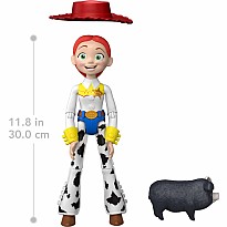 Disney Pixar Disney and Pixar Toy Story 5 Critter Talk Jessie, 12 Inch Action Figure Toy & JD Pig, 35 Sounds