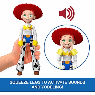 Disney Pixar Disney and Pixar Toy Story 5 Critter Talk Jessie, 12 Inch Action Figure Toy & JD Pig, 35 Sounds
