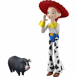 Disney Pixar Disney and Pixar Toy Story 5 Critter Talk Jessie, 12 Inch Action Figure Toy & JD Pig, 35 Sounds