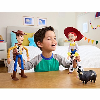 Disney Pixar Disney and Pixar Toy Story 5 Critter Talk Jessie, 12 Inch Action Figure Toy & JD Pig, 35 Sounds