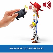 Disney Pixar Disney and Pixar Toy Story 5 Critter Talk Jessie, 12 Inch Action Figure Toy & JD Pig, 35 Sounds