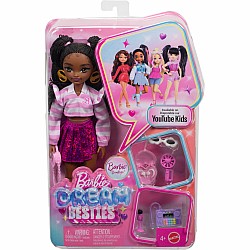 Barbie Dream Besties “Brooklyn” Doll & Accessories, Posable Fashion Doll & Themed Pieces