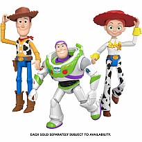 Mattel Disney and Pixar Toy Story Action Figures 7 Inch Playscale, Favorite Characters 8+ Posable Joints