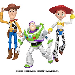 Mattel Disney and Pixar Toy Story Action Figures 7 Inch Playscale, Favorite Characters 8+ Posable Joints
