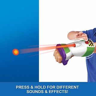 Disney Pixar Disney and Pixar Toy Story 5 Space Ranger Laser Gauntlet Buzz Lightyear Roleplay Item with 35+ Lights and Sounds