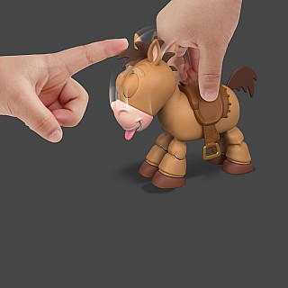 Disney Pixar Disney and Pixar Toy Story Lil Partner Bullseye Posing Horse Figure with Sounds