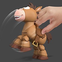 Disney Pixar Disney and Pixar Toy Story Lil Partner Bullseye Posing Horse Figure with Sounds