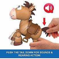 Disney Pixar Disney and Pixar Toy Story Lil Partner Bullseye Posing Horse Figure with Sounds
