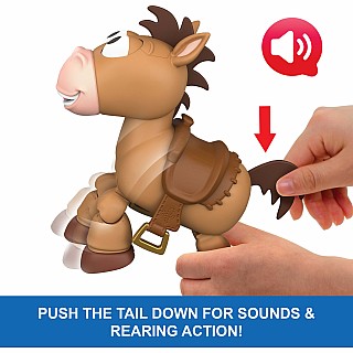 Disney Pixar Disney and Pixar Toy Story Lil Partner Bullseye Posing Horse Figure with Sounds
