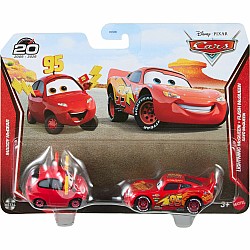Disney Pixar Cars 2-Pack - Maddy McGear & Lightning McQueen