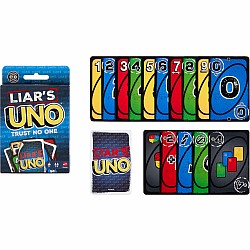 Liar’s UNO Card Game for Adults, Kids, Families, Parties & Game Nights, Trick Play & Bluffing