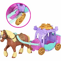 Disney Princess Carriage Reveal Surprise Small Doll, Vehicle & Figure (Characters May Vary)