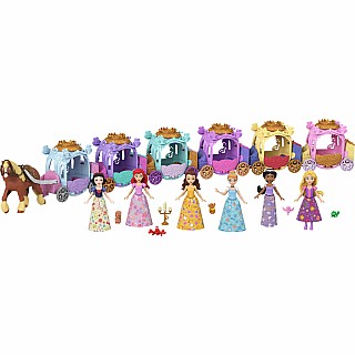 Disney Princess Carriage Reveal Surprise Small Doll, Vehicle & Figure (Characters May Vary)