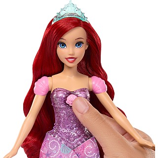 Disney Princess Ariel Human to Mermaid Transforming Fashion Doll with Flounder & 2 Accessories