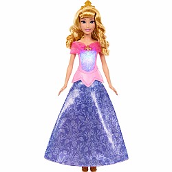 Disney Princess Pink to Blue Dress Aurora Fashion Doll with Transforming Dress & Lights