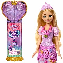 Disney Princess Jewel Reveal Rapunzel Fashion Doll w/ 8 Surprises Including Gem Box & 10 Accessories