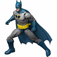 Mattel DC Premier 6.5 Inch Batman Action Figure Series 1, Detailed Design 22 Articulations & Cape