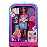 Barbie Style Easy To Dress Doll Featuring Snap on Fashions