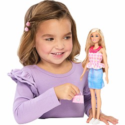 Barbie EASY TO DRESS Doll Featuring Easy to Dress, Snap on Fashions, Fashion Dolls with Brushable Blonde Hair