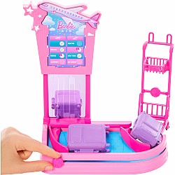 Barbie ‘Malibu’ Travel Doll, Baggage Claim Playset & Accessories