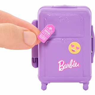 Barbie ‘Malibu’ Travel Doll, Baggage Claim Playset & Accessories