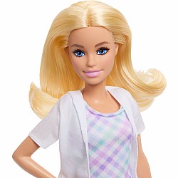 Barbie Careers Dentist Playset with Blonde Fashion Doll, Small Doll, Examination Chair & Accessories