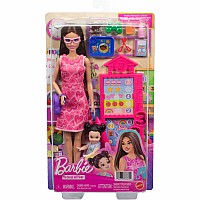 Barbie Careers Teacher Playset with Fashon Doll, Toddler Doll, Classroom Board & Accessories