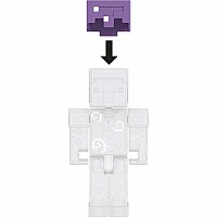 Minecraft Invisible Steve Action Figure & Accessories Set
