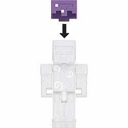 Minecraft Invisible Steve Action Figure & Accessories Set