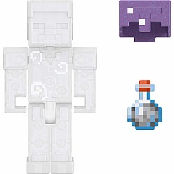 Minecraft Invisible Steve Action Figure & Accessories Set