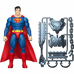 DC Comics DC Premier 6.5 Inch Superman Action Figure Series 2, 22 Articulations & Cape, Battle Armor