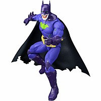 DC Comics DC Premier 6.5 Inch Jokerized Batman Action Figure Series 2, 22 Articulations & Cape