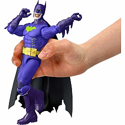 DC Comics DC Premier 6.5 Inch Jokerized Batman Action Figure Series 2, 22 Articulations & Cape