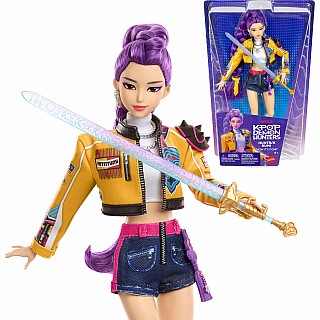 Mattel KPop Demon Hunters HUNTR/X Rumi Fashion Doll in Removable Look with Themed Movie Accessories