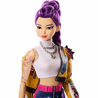 Mattel KPop Demon Hunters HUNTR/X Rumi Fashion Doll in Removable Look with Themed Movie Accessories