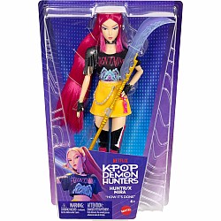 Mattel KPop Demon Hunters HUNTR/X Mira Fashion Doll in Removable Look with Themed Movie Accessories