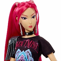 Mattel KPop Demon Hunters HUNTR/X Mira Fashion Doll in Removable Look with Themed Movie Accessories