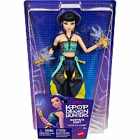 Mattel KPop Demon Hunters HUNTR/X Zoey Fashion Doll in Removable Look with Themed Movie Accessories