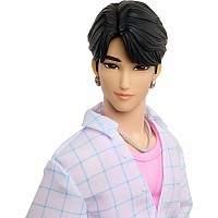 Mattel KPop Demon Hunters Saja Boys Jinu Fashion Doll in “Soda Pop” Look with Themed Movie Accessories