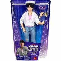 Mattel KPop Demon Hunters Saja Boys Jinu Fashion Doll in “Soda Pop” Look with Themed Movie Accessories