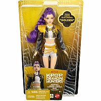 Mattel KPop Demon Hunters HUNTR/X Rumi “Golden” Singing Doll in Removable Outfit & 5 Posable Joints