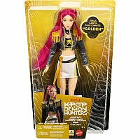 Mattel KPop Demon Hunters HUNTR/X Mira “Golden” Singing Doll in Removable Outfit & 5 Posable Joints