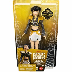 Mattel KPop Demon Hunters HUNTR/X Zoey “Golden” Singing Doll in Removable Outfit & 5 Posable Joints