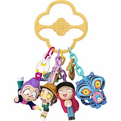 Mattel KPop Demon Hunters, Mini Collectible Keychain Figures, HUNTR/X, Saja Boys, Derpy, Sussie, & Accessories