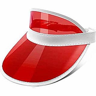 Clear Color Visor (red)
