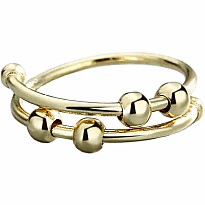 Fidget Gold Ring