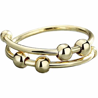 Fidget Gold Ring