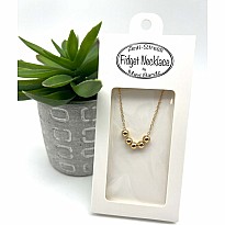 Fidget Gold Ball Necklace (assorted)