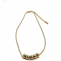 Fidget Gold Ball Necklace (assorted)